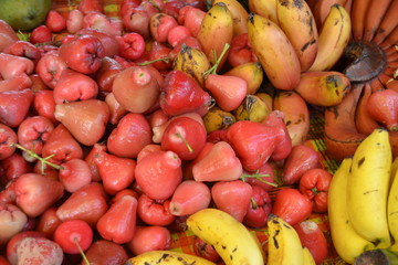 Tropische Früchte in Point a Pitre,Guadeloupe