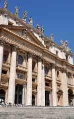 Obraz premium Vatican City and Rome, Italy: St. Peter's Square 