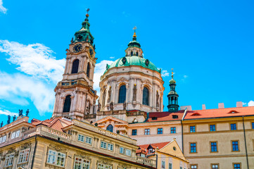 Fototapeta na wymiar Saint Francis of Assisi Church in Prague, Czech Republic
