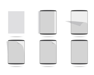 apply screen protector tablet computers