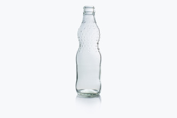 glass bottle isolated on white background