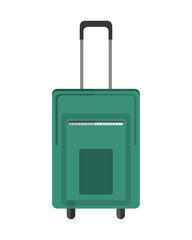 bag baggage luggage travel trip icon. Flat and isolated design. Vector illustration