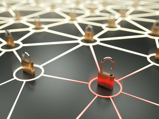 Critical network vulnerability concept