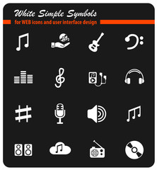 music icon set