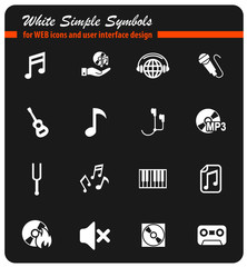 music icon set