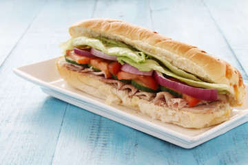 ham salad sub sandwich