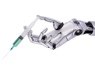 Artificial Intelligence in Pharmacologic Calculations 3d Illustration Concept