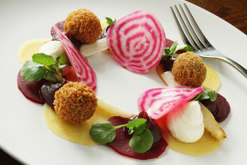 healthy beetroot appetizer