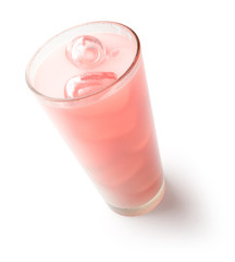 Pink cocktail