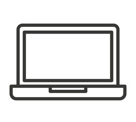 laptop computer portable icon