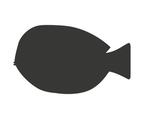 ornamental fish isolated icon