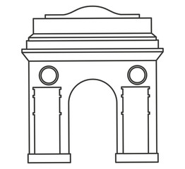 roman construction classic isolated icon
