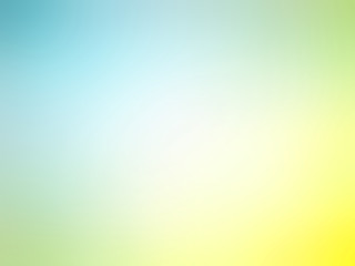 Abstract gradient yellow blue colored blurred background