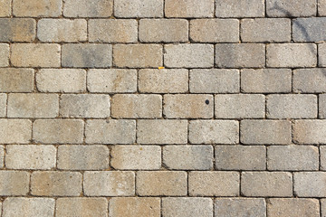 Background with grey concrete bricks