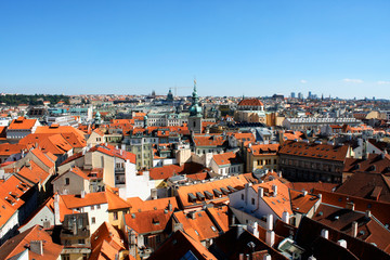 Fototapeta na wymiar Cityscape of Prague, Czech
