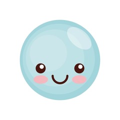 face expression kawaii isolated