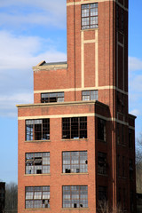 Fototapeta na wymiar Abandoned Industrial Building