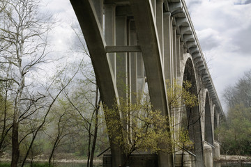 Bridge On A Misty Morning