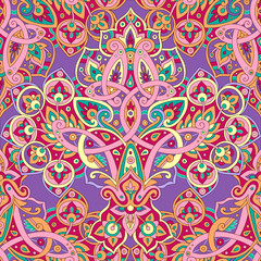 Ethnic seamless pattern. 