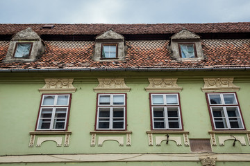 Tenement house in Brasov city in Romania