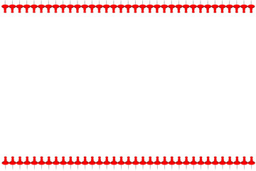 Rahmen aus Rei&szlig;zwecken Vektorgrafik