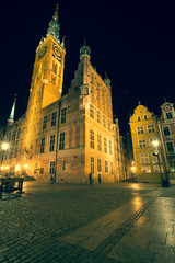 Poland Gdansk Old town-hall