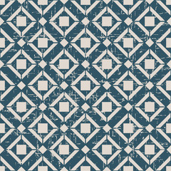 Worn out seamless background 454 geometry square check cross kaleidoscope

