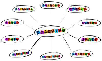 Fototapeta premium coaching concept