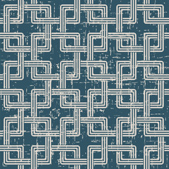 Worn out seamless background 498 square cross chain geometry
