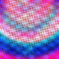 Obraz premium colorful halftone background