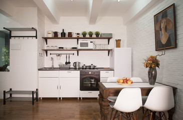 Modern kitchen interior
