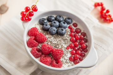Joghurt mit Beeren 