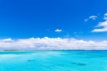 Fototapeta na wymiar Sea, sky, seascape. Okinawa, Japan, Asia. 