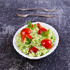 Salad with rice