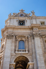 Fototapeta na wymiar Papal Basilica of St. Peter (Consecrated 1626). Vatican.