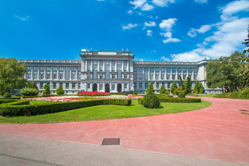Obraz premium Mimara museum and public park in Zagreb, Croatia