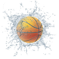 Fototapeta na wymiar Basketball Ball