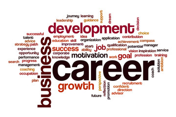 Job orientation word cloud