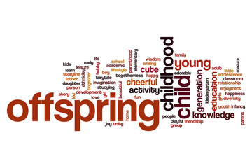 Offspring word cloud