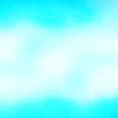 Abstract  blue light  white and blur background