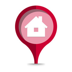 The tag with home icon