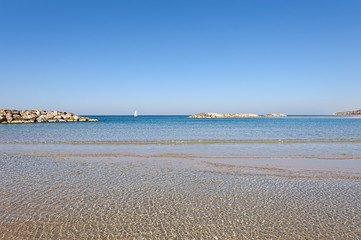 Beach of Mediterranean Sea