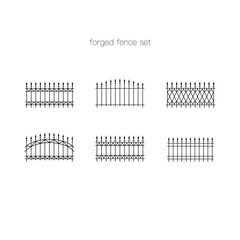 forged fence set