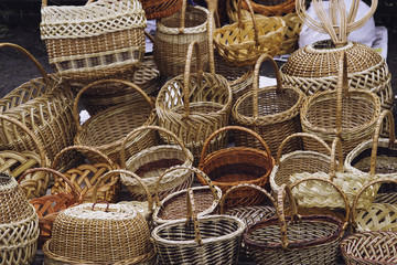 Old ceramic tableware. Ukrainian handmade. 