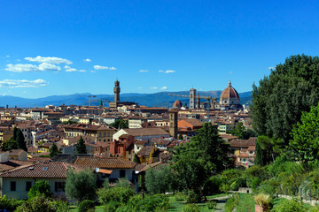 Fototapeta na wymiar cityscape of Florence, italy
