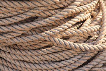 漁師が使うロープ
