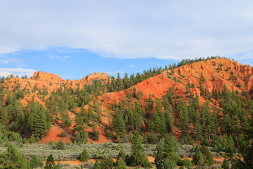 Red canyon panorama, Utah, USA
