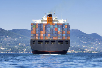 cargo container ship - 119207695