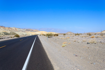 Perspective road, Death Valley, USA