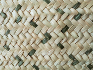 A view of a piece of a knitted basket made near the Algarve coast in Portugal, 2016